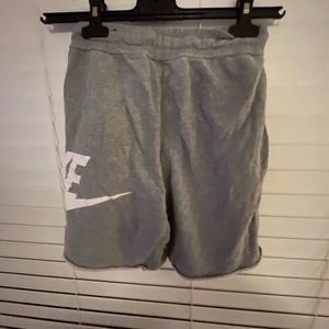 gray nike shorts youth medium
